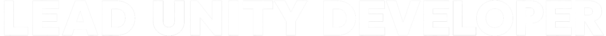 Lead Unity Developer